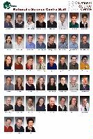 e-Science staff boards from 2004, March 2005, September 2006, October 2006, January 2007 and February 2007.